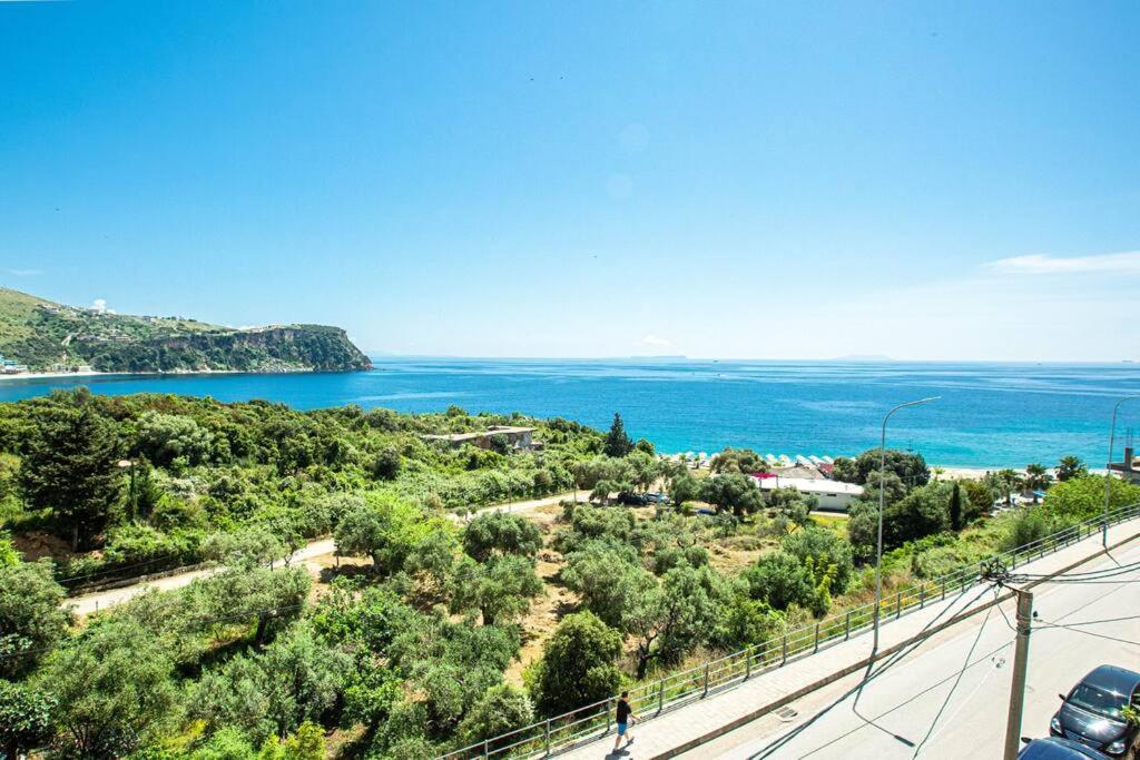 Apartament Blue Maraci 2 - Sea View, Kitchen, Beach Access Himara Zewnętrze zdjęcie